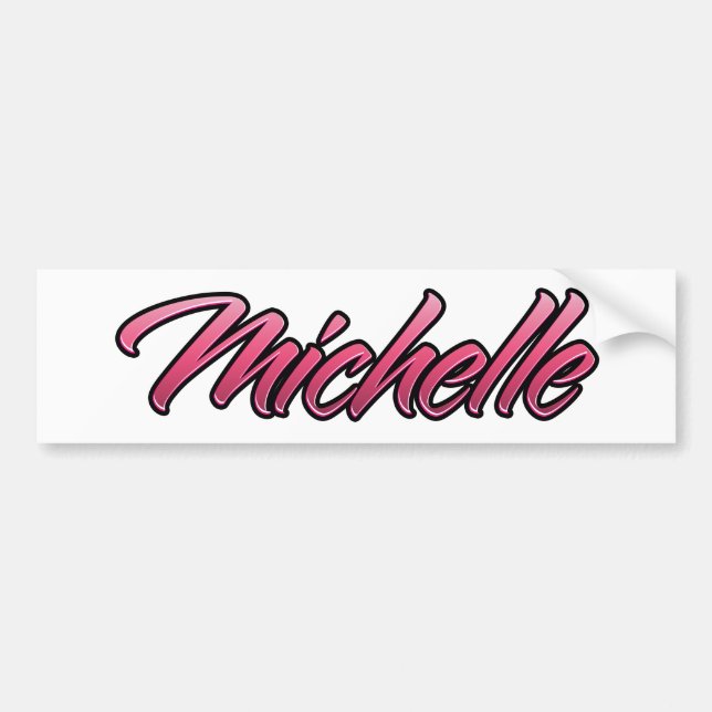 Michelle Autocollants Stickers rose pâle (Devant)