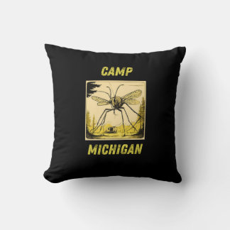 Michigan camping - coussin parfait pour votre camp
