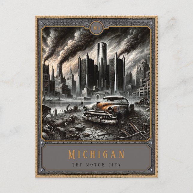 Michigan | Carte postale Art gothique (Devant)