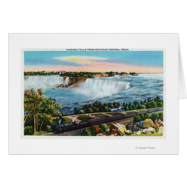 Michigan Central Train Vue des chutes Niagara (Devant horizontal)