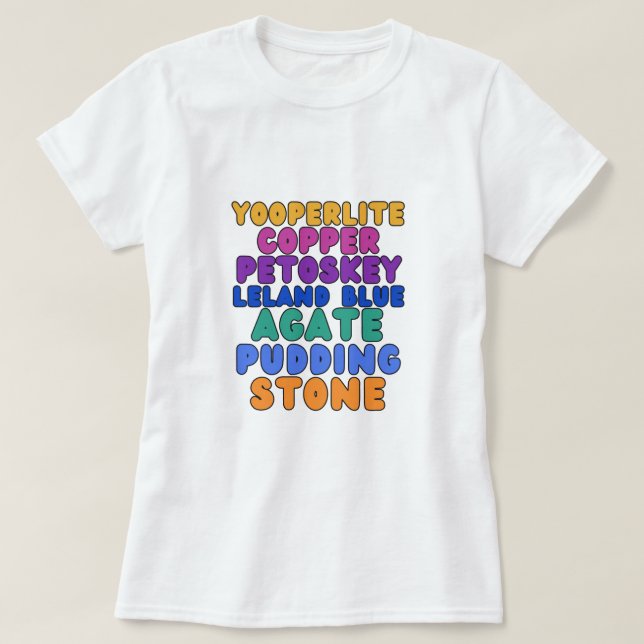 Michigan Rockhound T-shirt  (Design devant)