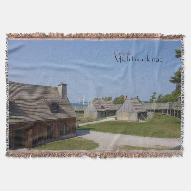 Michilimackinac coloniale jeter la couverture (Devant)