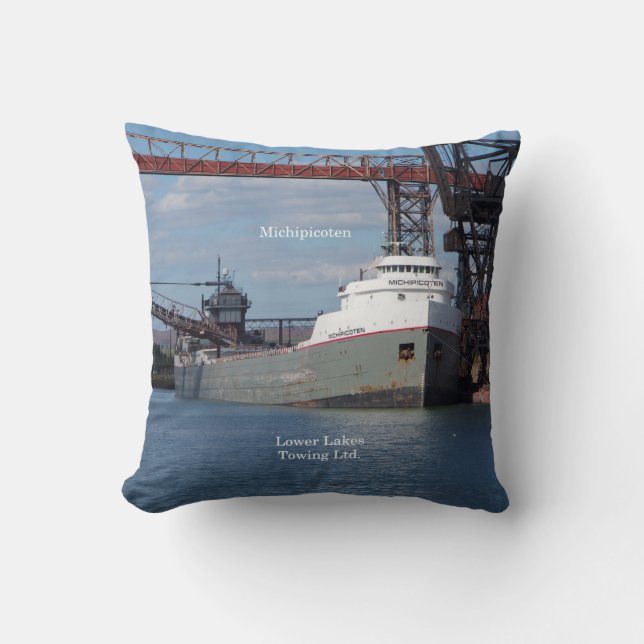 Michipicoten Essar carré coussin (Recto)