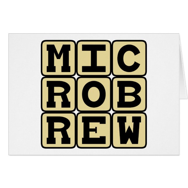 Microbrasserie, Bière Indépendante (Devant horizontal)