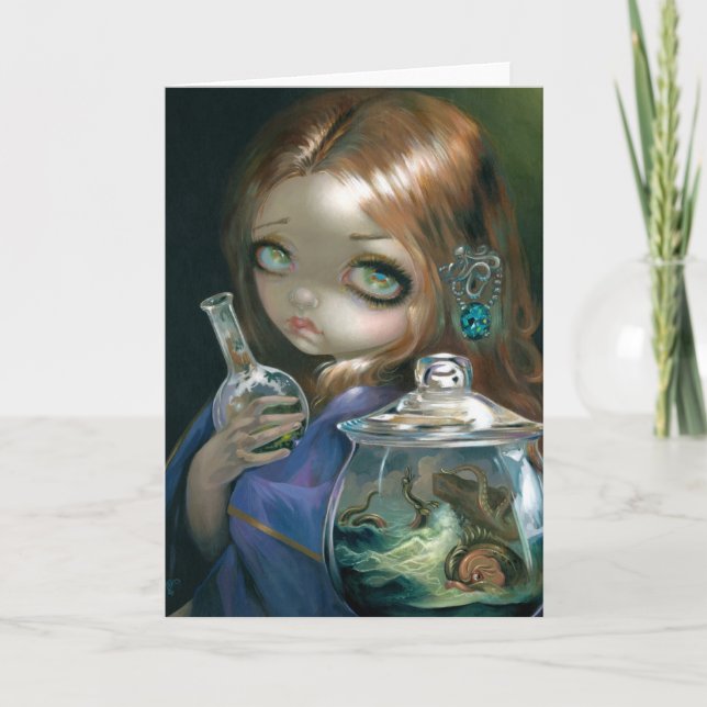 "Microcosme : Monstres de mer" Carte de voeux (Devant)