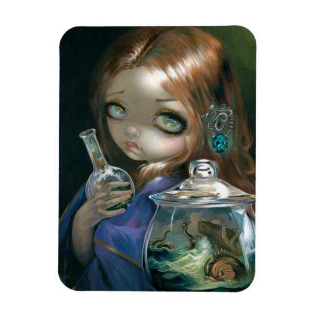 "Microcosme : Monstres de mer" Flex Magnet (Vertical)