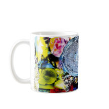Microscopique art marin : Tasse bleue Thalassiosir