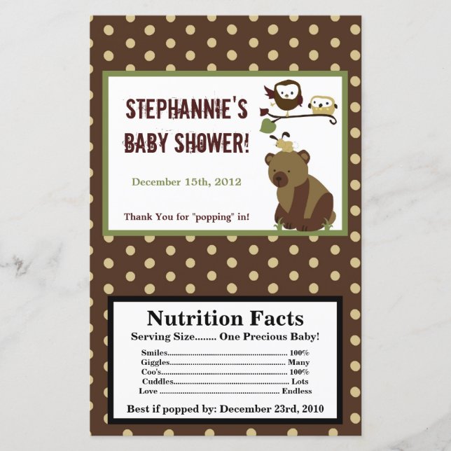 Microwave Popcorn Wrapper Enchanted Hollow Forest (Devant)