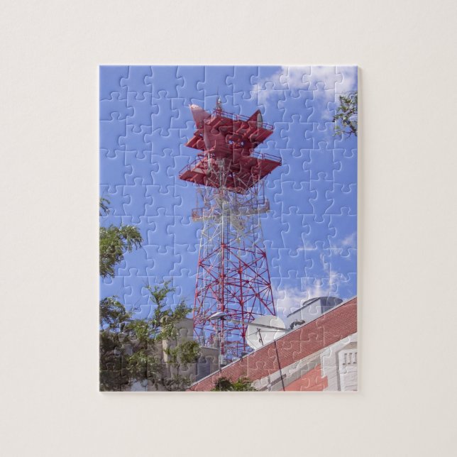 Microwave Relais Radio Télécom Tour Puzzle (Vertical)