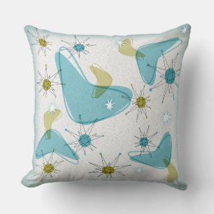 Mid Century Modern Starburst + Googie Coussin