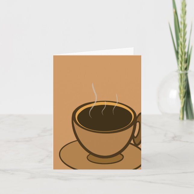 Mid Century Moderne Brown Cosy Coffee Cup (Devant)