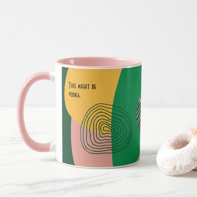 Mid Century Moderne No 1 Mug (Avec donut)