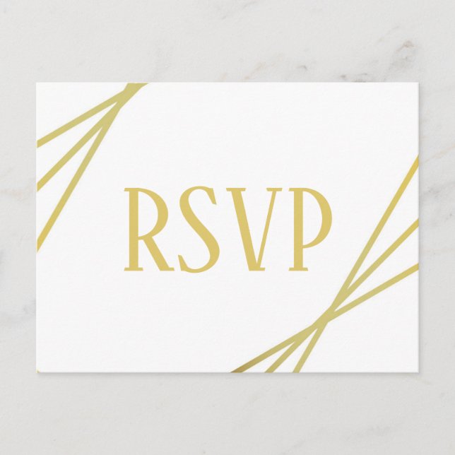 MId Mod Design - Carte postale RSVP (Devant)