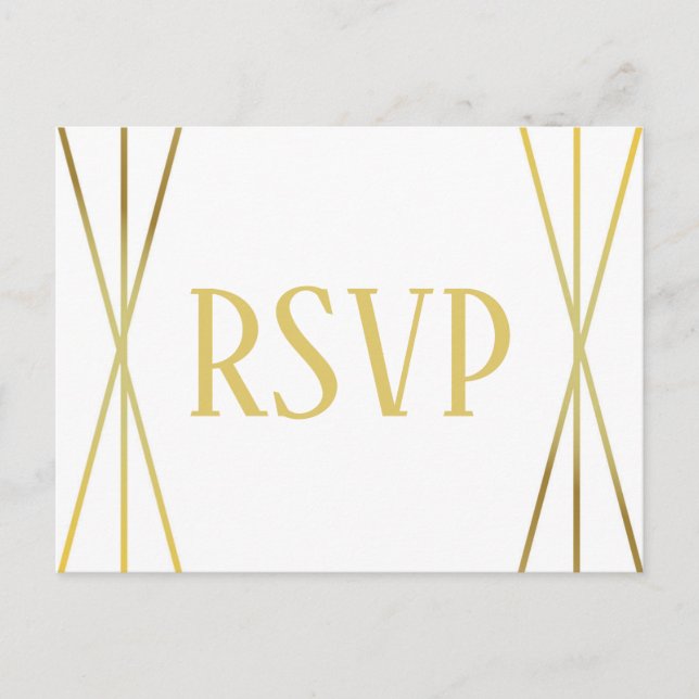 MId Mod Design - Carte postale RSVP (Devant)