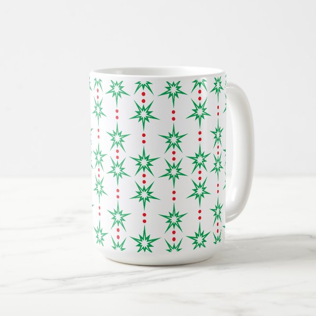 Mid Mod Garland Mug 15oz. (Devant droit)