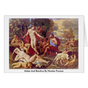 Midas Et Bacchus Par Nicolas Poussin