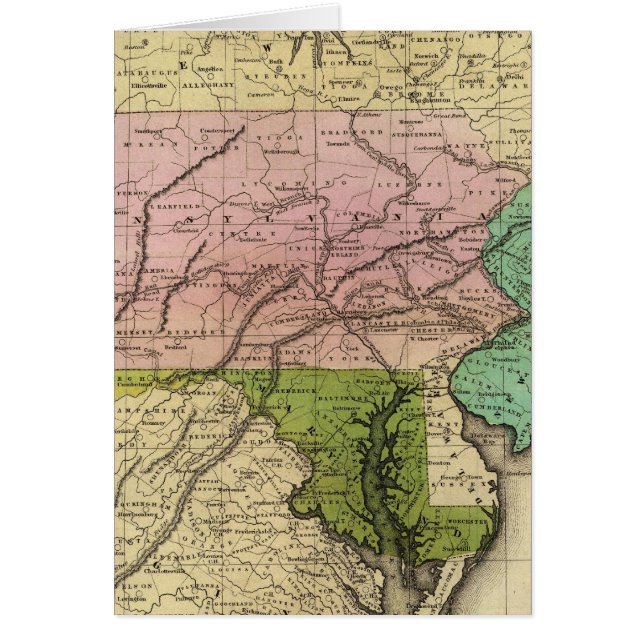 Middle States Olney Map (Devant)