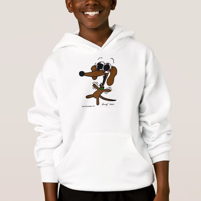 Midge Freakin' Out Kids Hoded Sweatshirt (Devant)