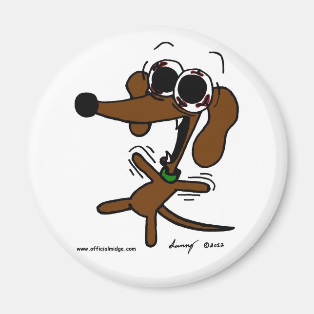 Midge Freakin' Out Magnet (Devant)