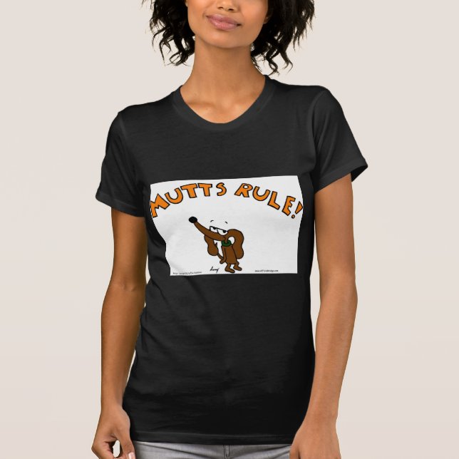 Midge Les Chiots Bâtards Régnent T-Shirt pour Femm (Devant)