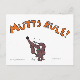 Midge MUTTS, RÈGLE Carte postale