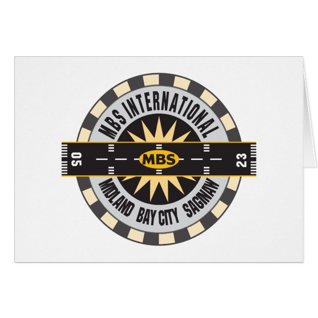 Midland Bay City Saginaw, MI Aéroport MBS (Devant horizontal)