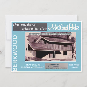 Midland Park House Modèle de carte collective