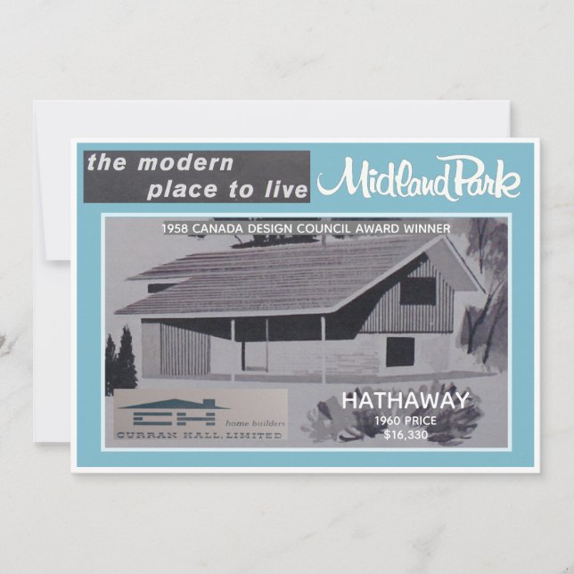 Midland Park House Modèle de carte collective (Devant)