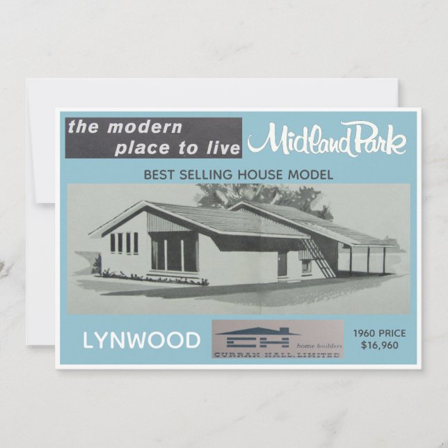 Midland Park House Modèle de carte collective (Devant)
