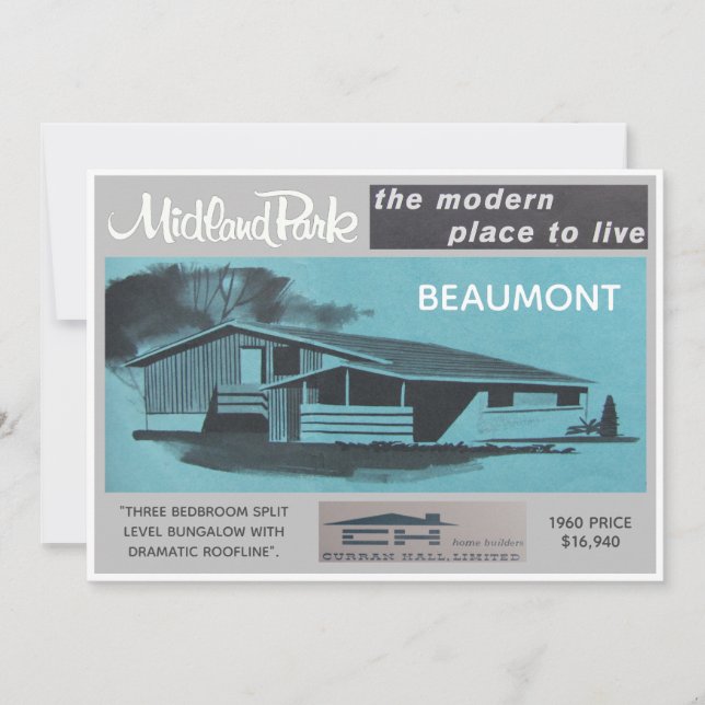 Midland Park House Modèle de carte collective (Devant)