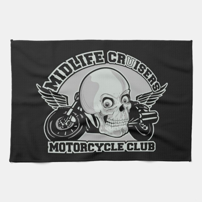 Midlife Cruisers MC serviette personnalisée (Horizontal)