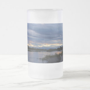 Midnight Alaska Sunset Froid Verre Beer Mug