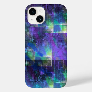 Midnight Bloom iPhone 14 Coque - Floral abstrait
