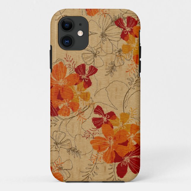 Midnight Garden Hawaiian Surfboard iPhone 5 Coques (Dos)
