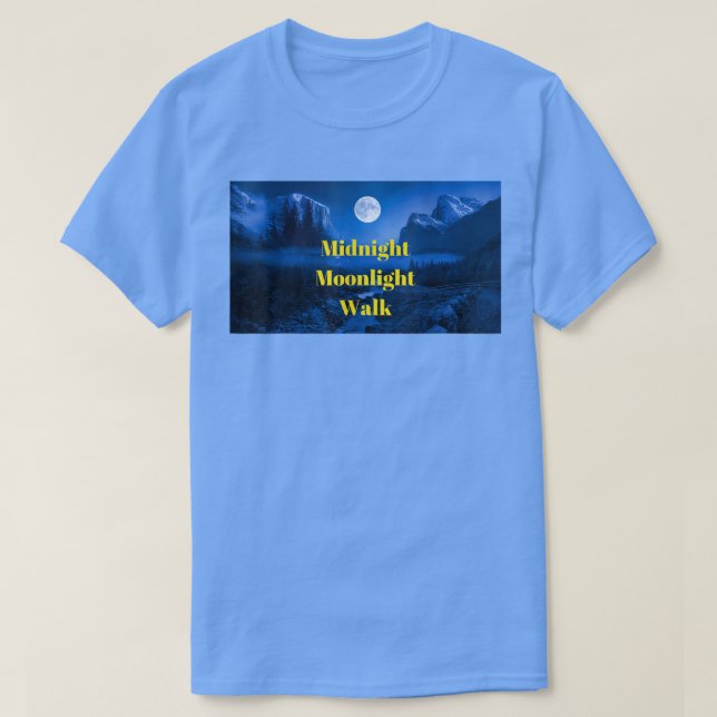 Midnight Moonlight Walk T-Shirt (Design devant)