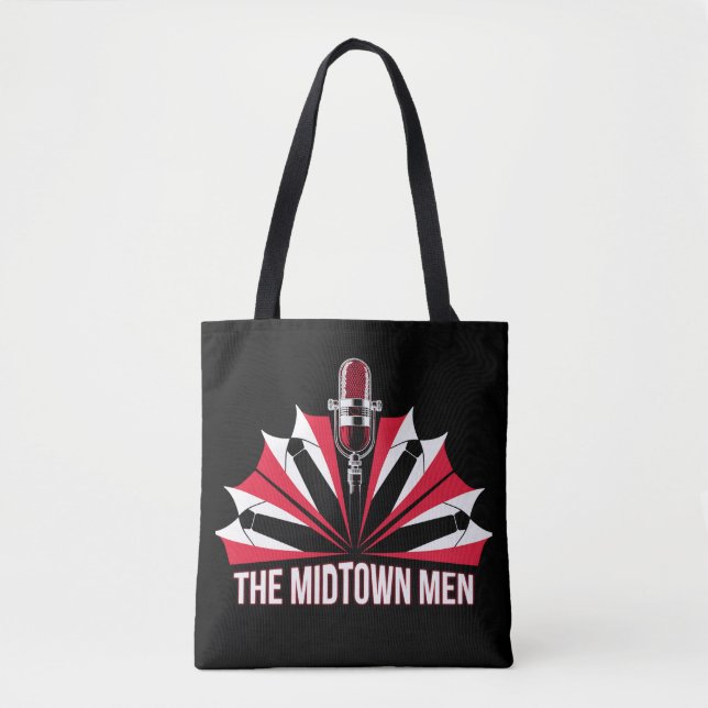 Midtown Men - Nouveau logo - Sac fourre-tout noir (Devant)
