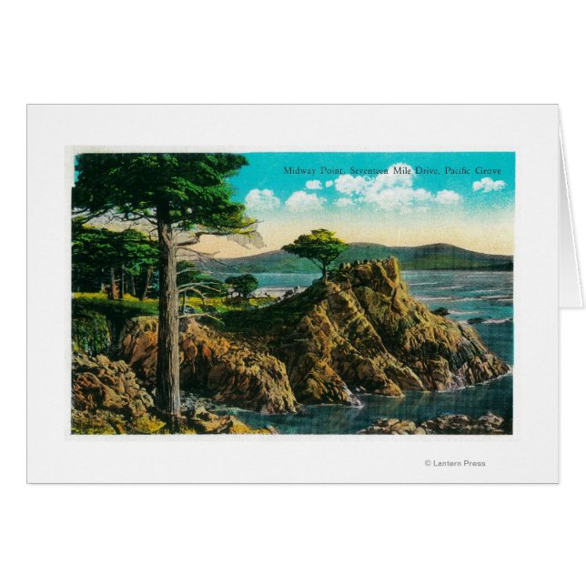 Midway Point sur Seventeen Mile Drive (Devant horizontal)