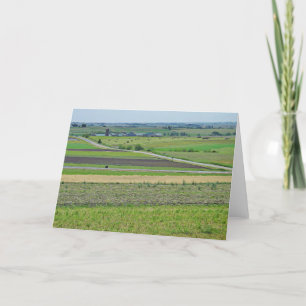 Midwest Farm Payscape View Photographie Carte blan