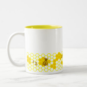 Miel Bee Honeypeb Mug de café personnalisé
