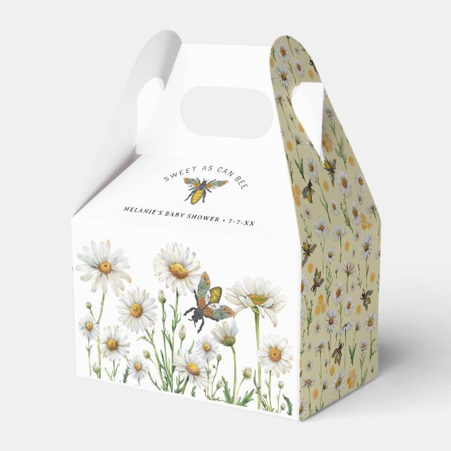 Miel Bee Sweet As Can Bee Baby shower Ballotins (Verso)