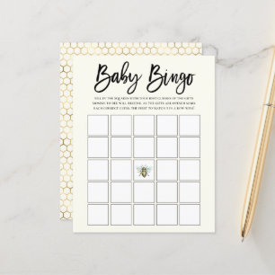 Miel Bee Thème Baby Bingo Jeu