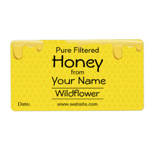 Miel Personnalisable Étiquettes Honeypeb Ajouter V