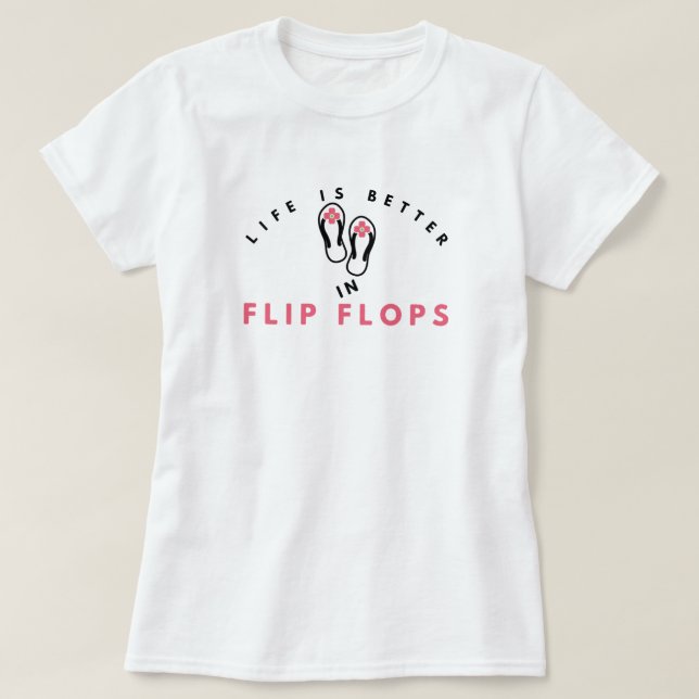 Mieux en tongs T-shirt basique (Design devant)
