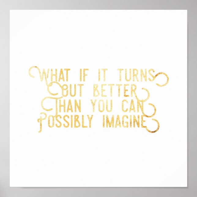 Mieux que vous pouvez imaginer - Poster (Devant)