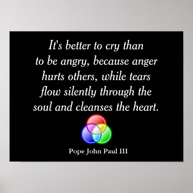 Mieux vaut pleurer... affiche d'art (Devant)