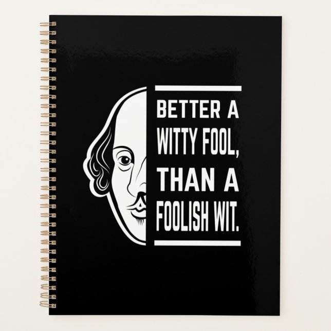 Mieux Vaut Un Fool Sorcier Shakespeare Thespian Ci (Devant)