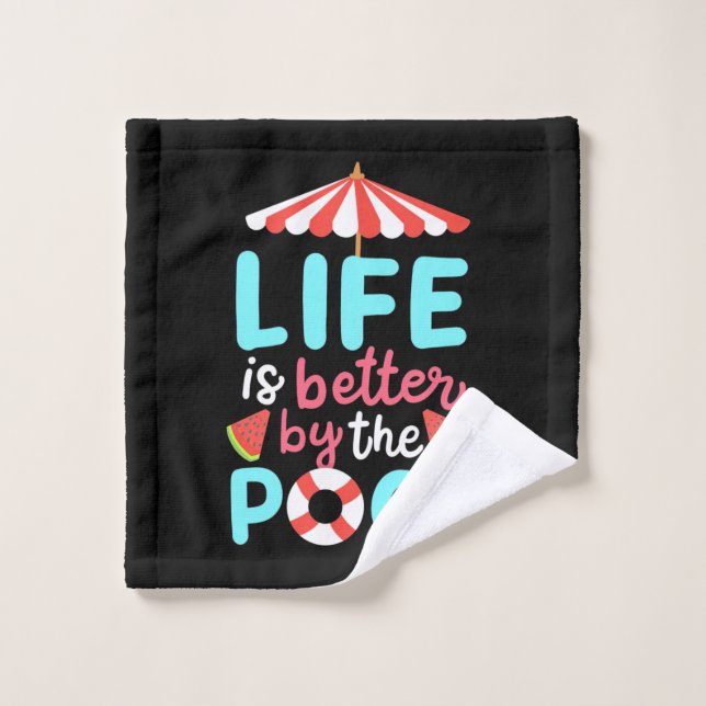 Mieux Vivre Au Bord De La Piscine (Gant de toilette)