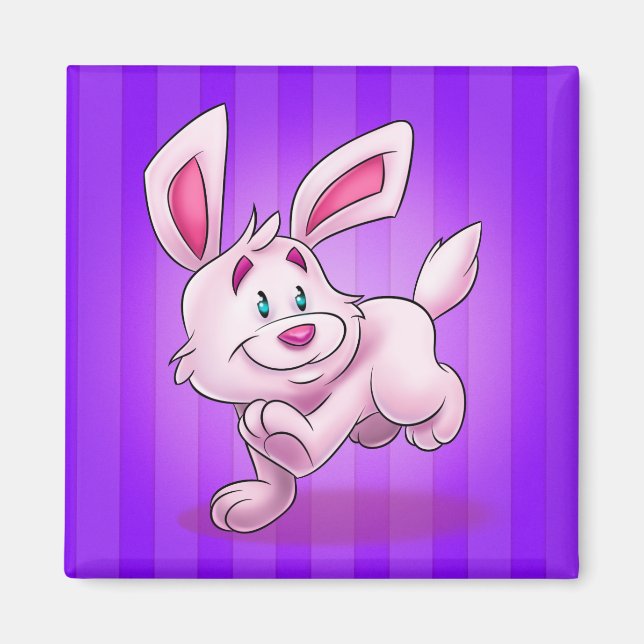 mignon aimant lapin de dessin animé (Devant)