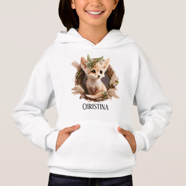 mignon ajouter nom fox amoureux (Devant)