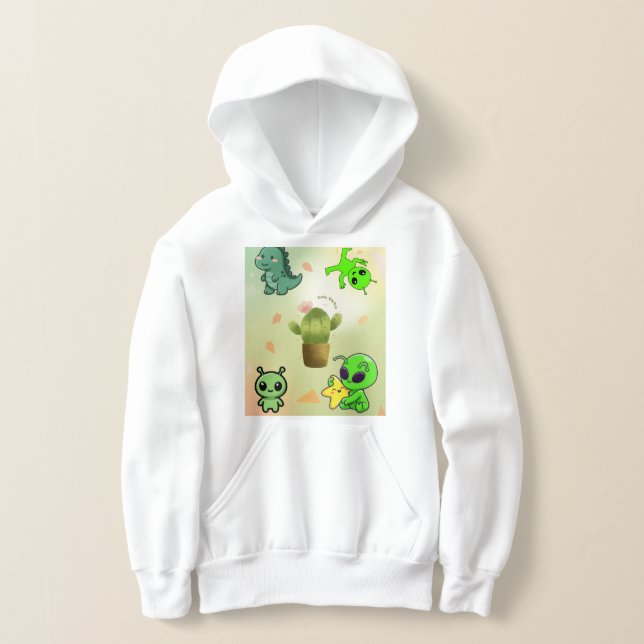 mignon alien&cactus sweat à capuche,Ajoutez une to (Poser)